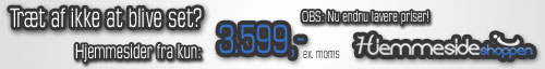 Hjemmesideshoppen banner